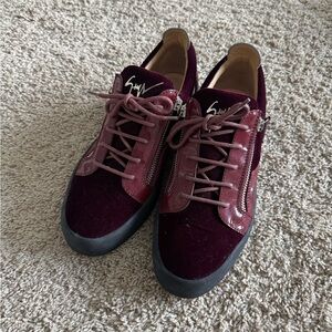Authentic Giuseppe Zanotti Maroon Sneakers
